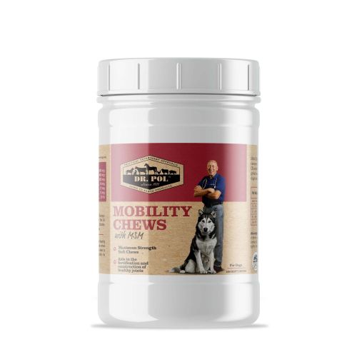 Dr. Pol Mobility Chews with MSM - Glucosamine for Dogs 100 Count Dr. Pol Mobility Chews with MSM - Glucosamine for Dogs 100 Count
